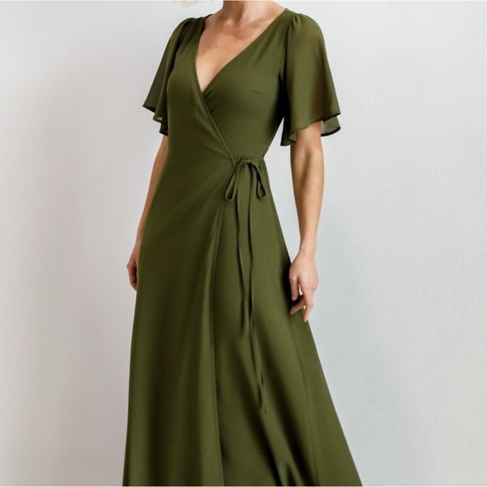 Baltic Born Olive Green Maxi Dress
